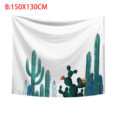 

Toponeto Cactus Tapestry Wall Hanging And Cactus Plant Printed Tapestry Cactus Watercolor Tapestry