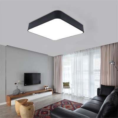 Потолок с черными светильниками фото Siaonvr LED Ceiling Light Embedded Installation 24W 157in Square LED Ceiling Lig