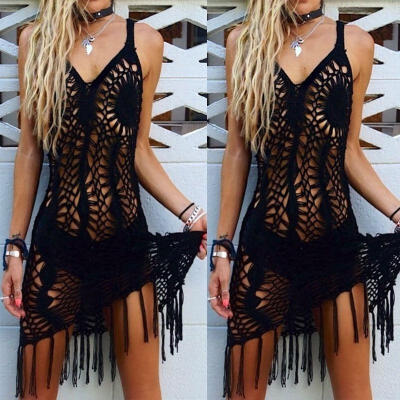 

Women Chiffon Bathing Suit Bikini Cover Up Beach Dress Swimwear Swimsuit Dress