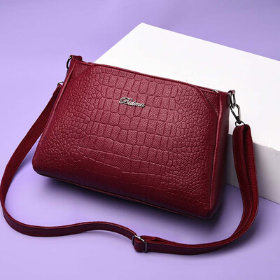 

Tailored Womens Fashion Solid Color Shoulder Bag Wild Messenger Bag Mother Bag