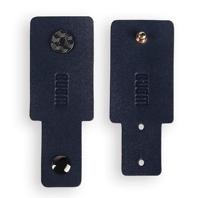 

BUBM LXDC-2P-01 Personalized Headset Magnetic Button Rectangular Cable Management 2PCS Black