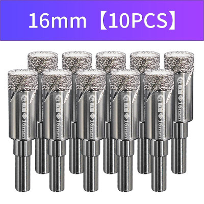 

JIANGCHENG Vacuum Brazed Dry Drill Diamond Hole Saw with Wax Filling Diamond Core Drill Bits Set for porcelain ceramic tile