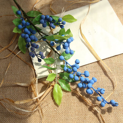 

Lifelike Foam Berry Branch Artificial Flower For Home Wedding Party Decor