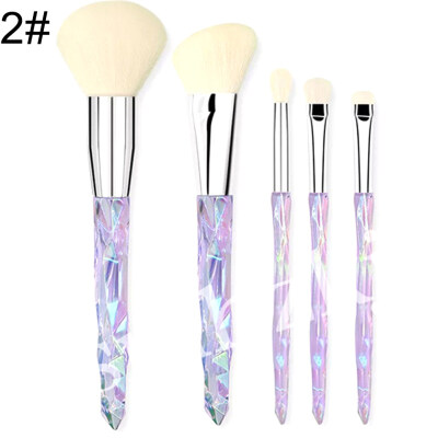 

510Pcs Colored Rhinestone Foundation BB Cream Blusher Makeup Brush Tool Set