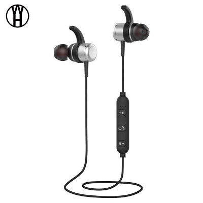 

WH T1 Bluetooth Headphones Magnetic Sliding In-Ear Ears Stereo Wireless earphones