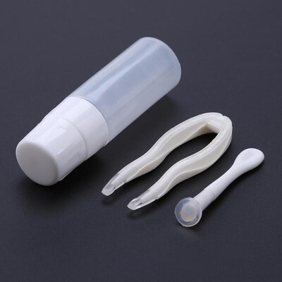 

Portable Snowflake Cartoon Contact Lens Case Nursing Liquid Bottle Set