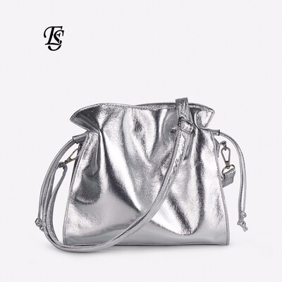 

ESHUNFA European&American leisure bucket bag 2019 new fashion single shoulder slung pu female bag ES9086 4612
