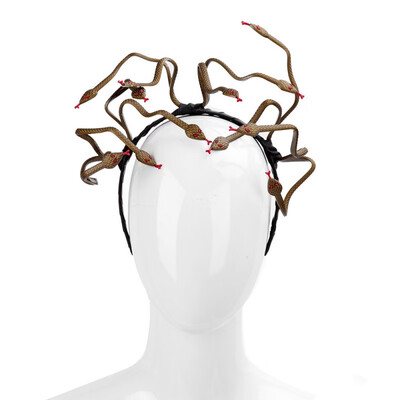 

Hair Accessories Halloween Snake Head Headwear Hairband Headband Accessories For Women Cosplay Party Decoration