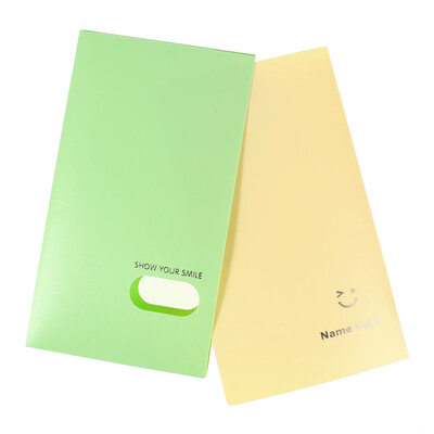 

Candy Color Business Card Album Smiling Face Name Card Book Creative Photo Card Id Card Holder Card Album