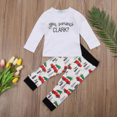 

US Newborn Baby Boy Girl Tops Romper Bodysuit Jumpsuit Pants Outfits Clothes Set