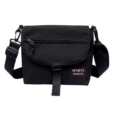 

Fashion Unisex Boys Girls Nylon Shoulder Bags Casual Zipper Crossbody Bag