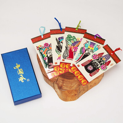 

Handmade paper-cut bookmarks Chinese characteristics small gifts Chinese style souvenirs