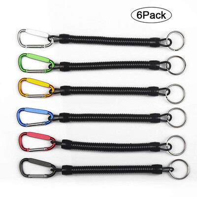 

Saidsome 6 Pcs Fishing Lanyards Boating Multicolor Fishing Ropes Secure Pliers Lip Grips fishing bait fishing lure