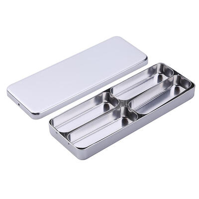

Aluminum 4-grid Dental Disinfection Endo Box Multifunctional Oral Care Tool