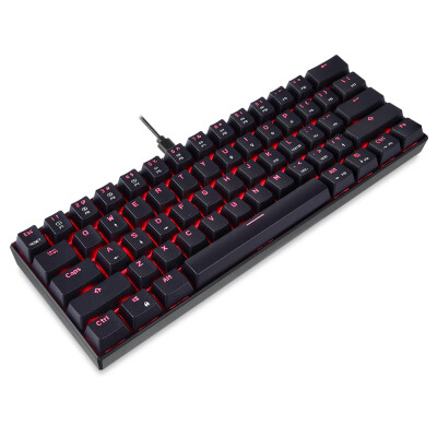 

MOTOSPEED CK61 RGB Mechanical Gaming Keyboard OUTMU Red Switches Keyboard 61 Keys Anti-ghosting with Backlight for Gaming Black