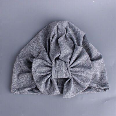

Baby Girls Boys Soft Bow Turban Hat Toddler Kids Head Wrap Hijab Headband Cap