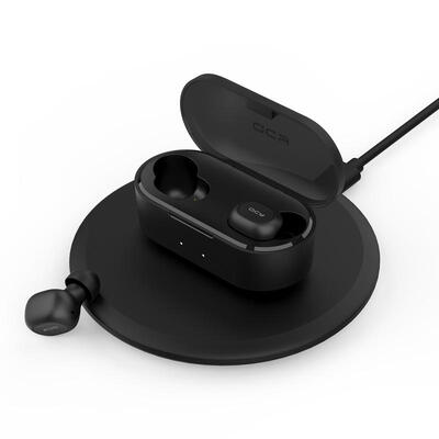 

QCY T2S Bluetooth Earphone Binaural Stereo Headset Mini Wireless Charging Headphone For Outdoor Sports