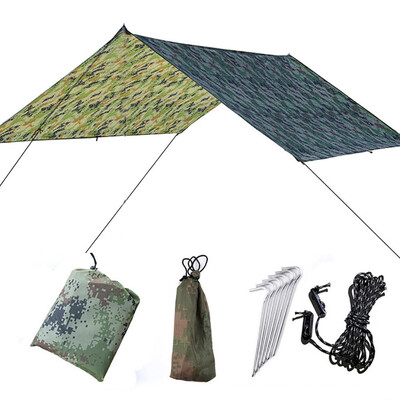 

Waterproof Sun Shelter Awning Tent Tarp Outdoor furniture Camping Hammock Rain Fly Anti UV Beach Tent Shade Camping Sunshade Canop