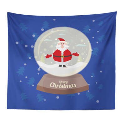 

Toponeto Merry Christmas Beach Cover Up Tunic Tapestry Tablecloth Home Decoration