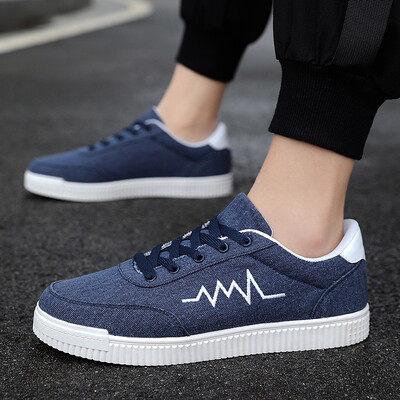 

Autumn new breathable mens casual shoes tide shoes canvas shoes Korean sports tide male student shoes a wholesale