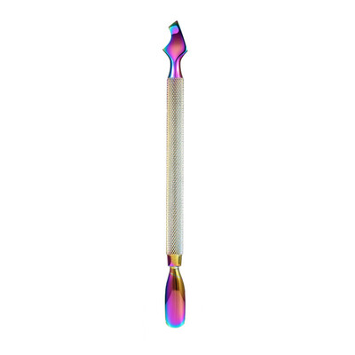 

Toponeto Nail Art Rainbow Cuticle Pusher- Professional Grade Stainless Steel Cuticle Remover