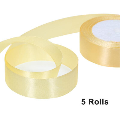 

25 YardsRoll 25mm Width Silk Satin Ribbon DIY Wedding Party Decoration Bow Crafts Invitation Card Gift Wrapping Christmas Ribbons