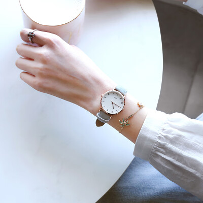 

Light luxury French minority watches ladies shaking voice network red fashion trend simple temperament ladies watches students ins