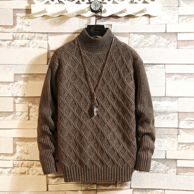 

Toponeto Mens New Autumn Winter Casual Long Sleeve Knitting Sweaters Tops Blouse