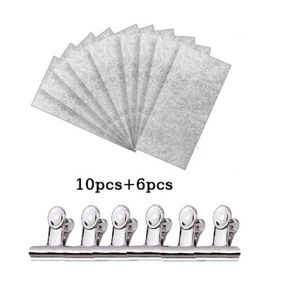 

10Pcs Nail Wraps 6Pcs Nail Clips DIY Nail Art Extension Tools Set