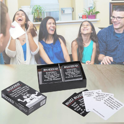 

Buzzed Drinking Cards Games That Gets You&Your Friends Tipsy Fun Adult Drinking Game for Parties