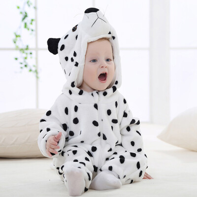 

Toddler Newborn Baby Boys Girls Animal Cartoon Hooded Rompers Outfits Clothes