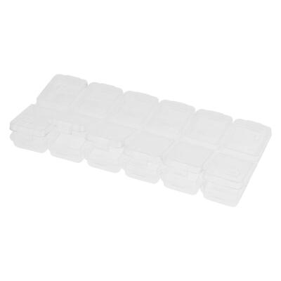 

Clear Plastic Diamond Storage Box DIY Diamond Painting Drill Case Organizer