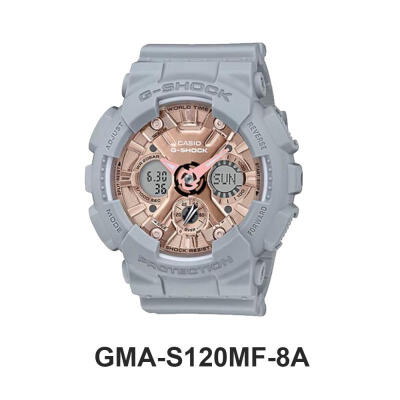 

Casio G-Shock GMA-S120MF-8A Digital Watch Grey Rose Gold