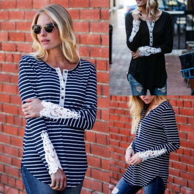 

Fashion Women&39s Loose Long Sleeve Cotton Casual Blouse Shirt Tunic Tops Blouse