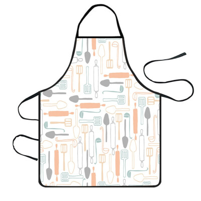 

Toponeto Home Women Waterproof Cute Cartoon Kitchen Restaurant Cooking Bib Apron Aprons