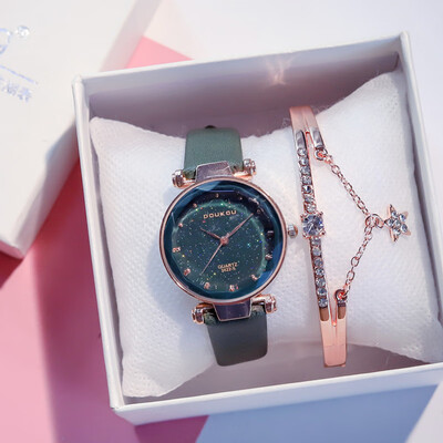 

French minority waterproof new watches girls ins wind simple temperament students Korean version of shaking stars