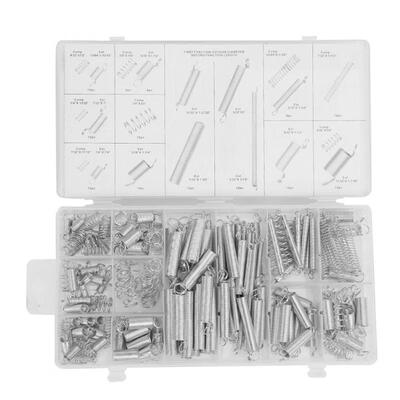 

Greensen 200pcsSet 20 Sizes Extension Tension Compression Spring Assortment Metal Springs Kit with Box