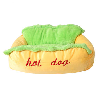

Greensen Multifunctional Super Soft Hot Dog Shape Pet Dog Bed Play Cushion with Sleeping Mat