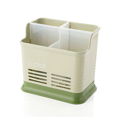 

Kitchen Tabletop Candy Color Compartment Hollow Chopsticks Cage Creative Kitchen Chopsticks Cutlery Drain Storage Rack