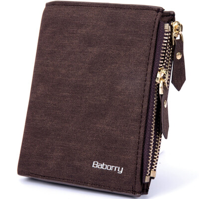 

Wallet RFID Theft Protect Coin Bag Zipper Purse Wallets for Men with Zippers Magic Wallet