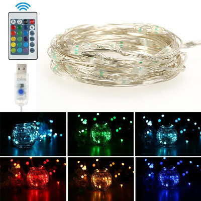 

10M 100LED String Lights USB Waterproof Outdoor Decoration Wedding Christmas 16 Mode