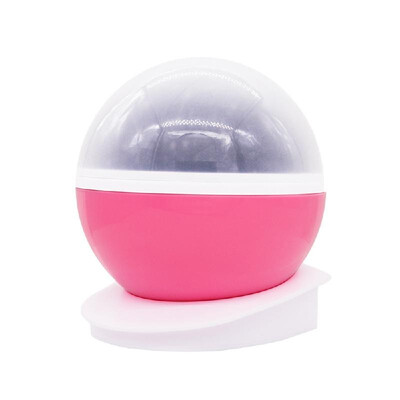 

Night Light 360 Degree Rotation Kids Projector Desk Lamp 4 LEDs 8 Colors Starry Light USB Charging&Battery for Children Baby B