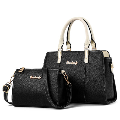 

Middle-aged women tide atmosphere ladies handbag simple Joker shoulder slung texture mother bag