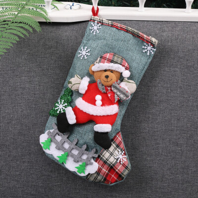 

Tailored Christmas Xmas Tree Hanging Party Tree Decor Santa Stocking Sock Gift Candy Bags