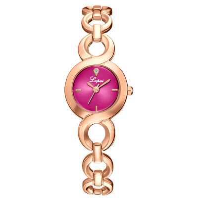 

Best Selling Women Watches Rose Gold Scale Dial Ladies Casual Quartz Wristwatch Hollow Bracelet Strap Clock Zegarki Damskie