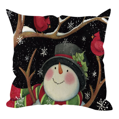 

〖Follure〗Christmas Pillow Cover Pillowcases Decorative Sofa Cushion Cover Home Decoration