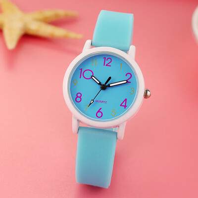 

Fashion trend childrens watch girl student cute boy primary&secondary school exam electronic luminous quartz watch