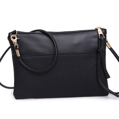 

Womens Clutch Bag Simple PU Leather Crossbody Bags Enveloped Shaped Small Messenger Shoulder Bag Female YJ