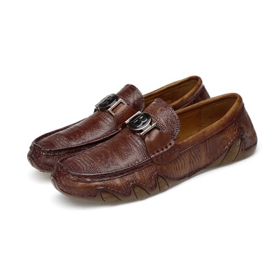 

2018 fashion mens summer deodorant business leather peas shoes youth driving dd fashion driving new shoes