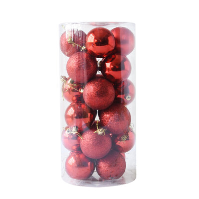 

〖Follure〗24pcs Shiny&Polshed Glossy Christmas Tree Ball Ornaments Decorations 15